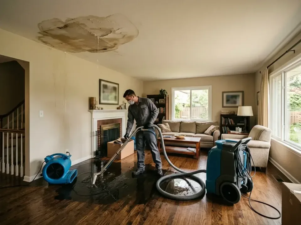 attic-pipe-burst-ceiling-drip-008 — frequently asked questions, Water Damage Restoration & Carpet Care in Louisville, TN